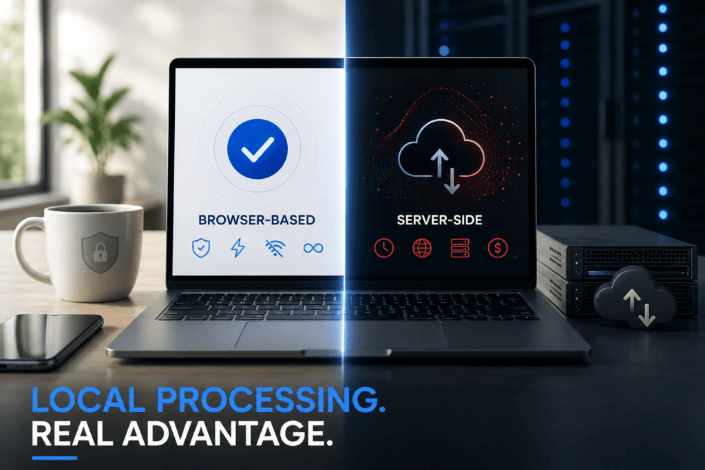 Browser-Based vs Server-Side Online Tools: Why Local Client-Side Processing Is the Future